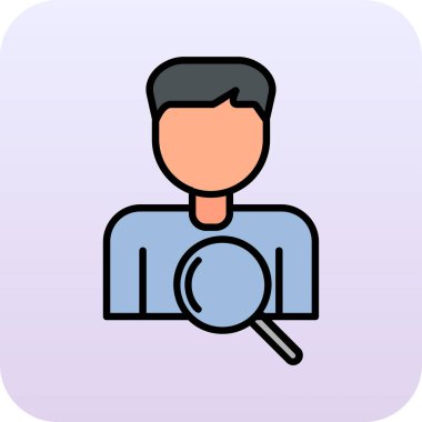 Seçim Süreci Web simgesi vektör illüstrasyonu