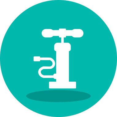 Hava pompası. Web simgesi basit illüstrasyon         