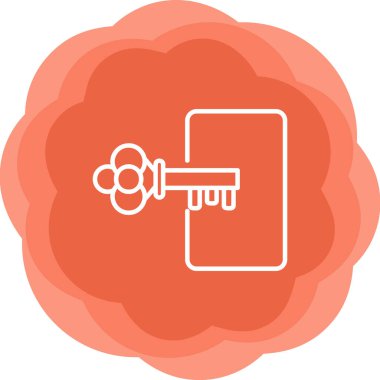 Günlük Kaydı Web simgesi, vektör illüstrasyonu