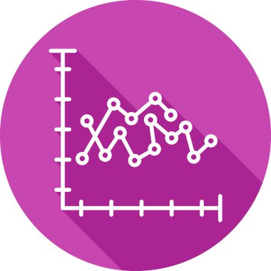 Analiz çizelgesi simgesi vektör illüstrasyonu 