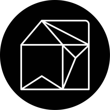 vektör evi oluşturma simgesi, modern tasarım illüstrasyonu 