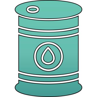 Petrol varil simge vektör çizim