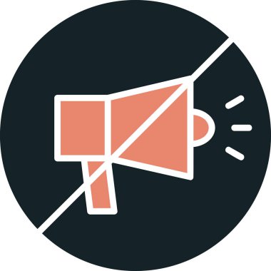 duyuru simgesi, vektör illüstrasyon tasarımı