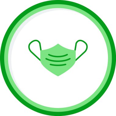 Bir maskenin vektör illüstrasyonu 