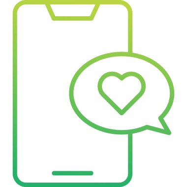 mobil sohbet simgesi, vektör illüstrasyon tasarımı