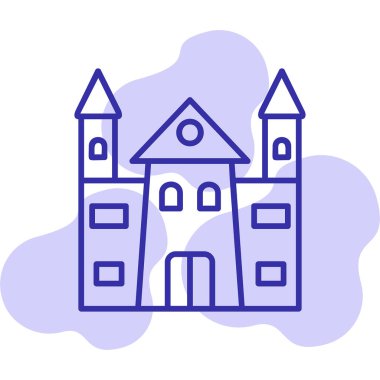 Castle vektör resimleme tasarımı