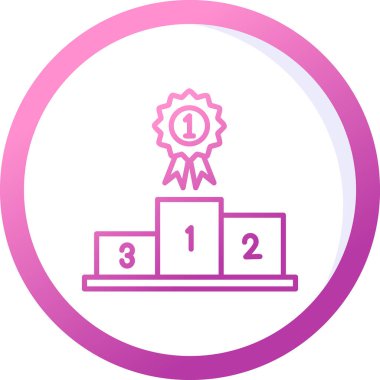 İlk Konum web simgesi, vektör illüstrasyonu