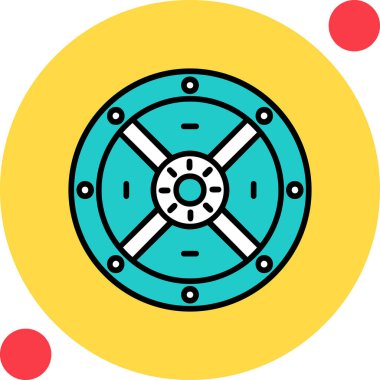 Ağ için koruma kalkanı vektör simgesi 