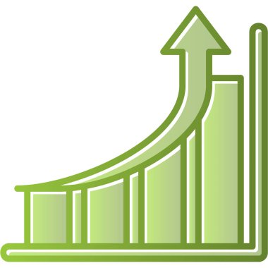 iş büyümesi grafik vektör illüstrasyonu