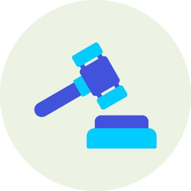 Adalet simgesi vektörünün çekici