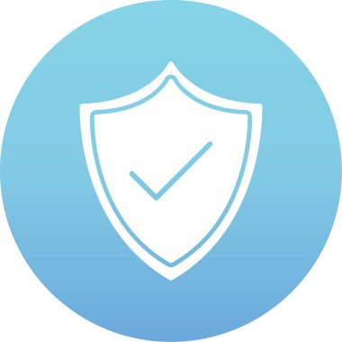 kalkan simgesi web basit illüstrasyon