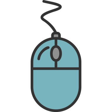 Fare tıklama simgesi. Basit resimleme