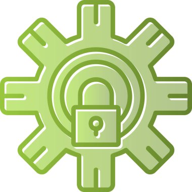 Vites kilidi vektör illüstrasyonu