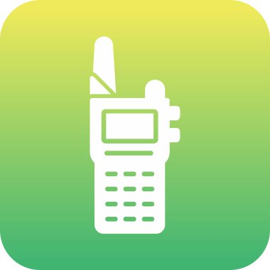 Walkie talkie simgesinin vektör çizimi