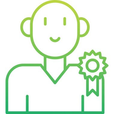 Büyükelçi simgesinin vektör illüstrasyonu 