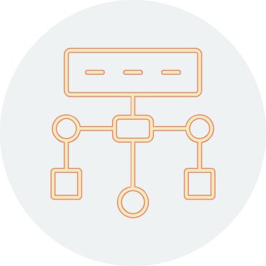 vector illustration of modern Algorithm icon            