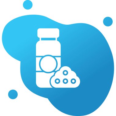 Toz. Web simgesi basit illüstrasyon