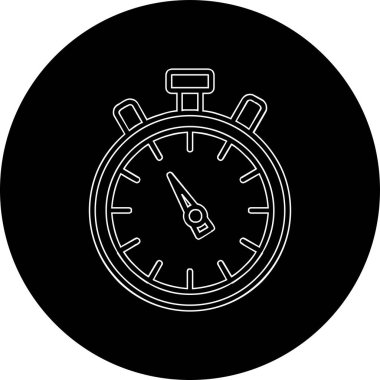 Kronometre simgesi çizimi