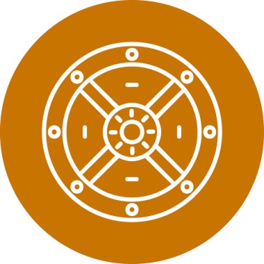 Ağ için koruma kalkanı vektör simgesi 