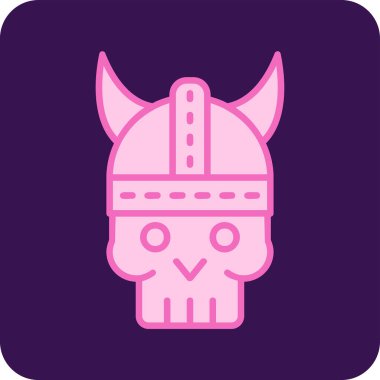 Bir kafatasının vektör çizimi 