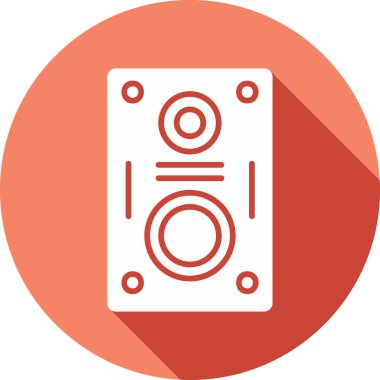 hoparlör basit vektör illüstrasyonu