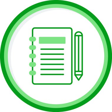 Gündem web simgesi, vektör illüstrasyonu