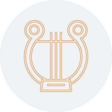 Lir. Web simgesi basit illüstrasyon                      