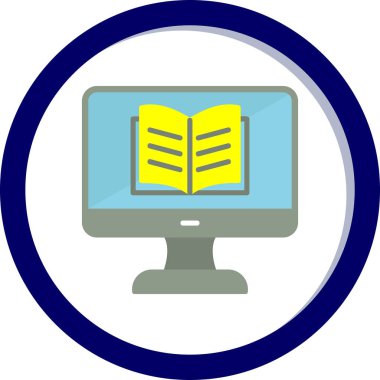 Özel ders. Web simgesi basit illüstrasyon