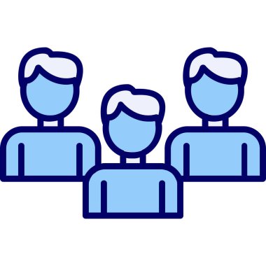 vector illustration of Group people icon 