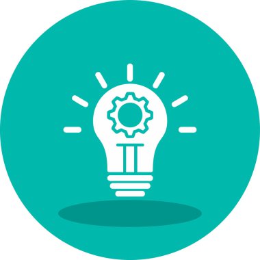 İnovasyon web simgesi basit illüstrasyon 