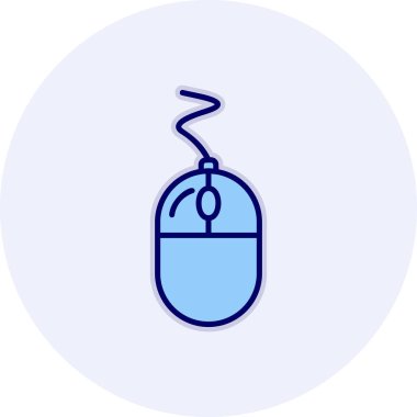 Fare tıklama simgesi. Basit resimleme