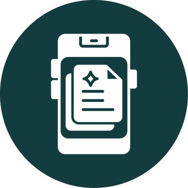 belge web simgesi basit resimleme 