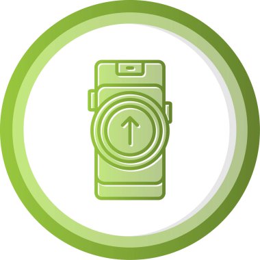 mobil uygulama güncellenmiş simge, vektör illüstrasyonu basit tasarım