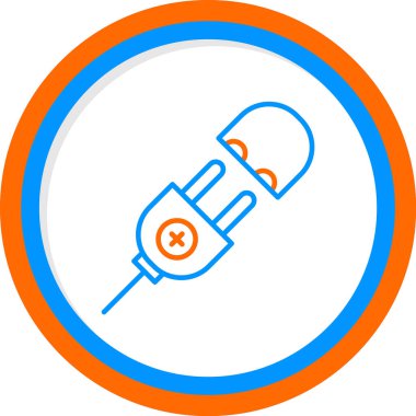 Fiş. Web simgesi basit illüstrasyon                       