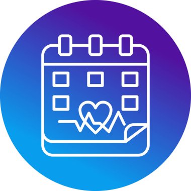 Takvim web simge vektör çizim