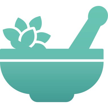 Havan ve tokmak simgeleri, web basit illüstrasyon