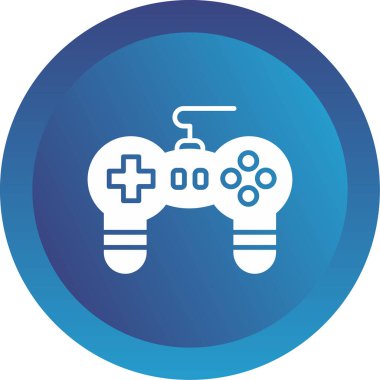 oyun denetleyici simgesi, vektör illüstrasyonu 