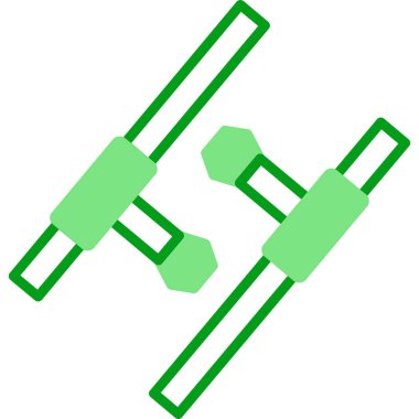 Tonfa. Web simgesi basit tasarım