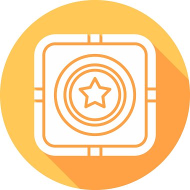 yıldız web simgesi basit illüstrasyon 