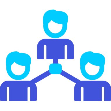 Sosyoloji simgesinin vektör illüstrasyonu 