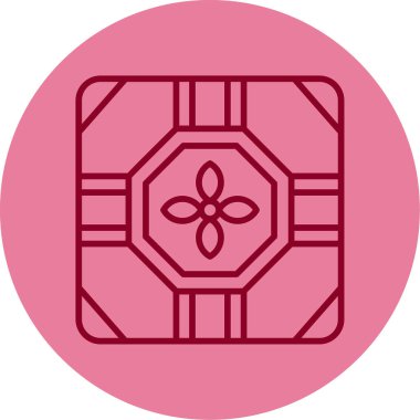 Döşeme. Web simgesi basit illüstrasyon