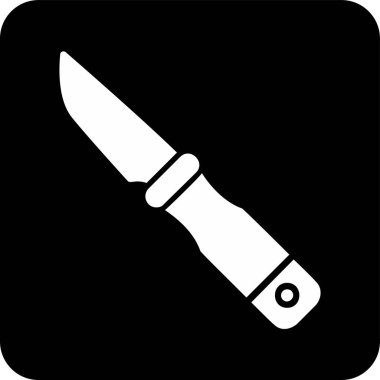 bıçak simgesi vektör illüstrasyonu