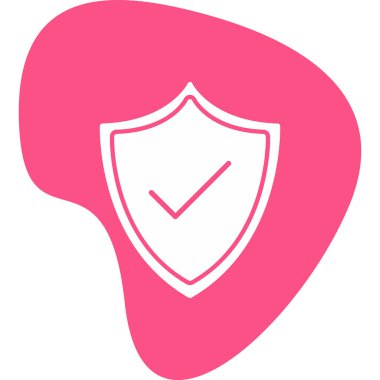 kalkan simgesi web basit illüstrasyon