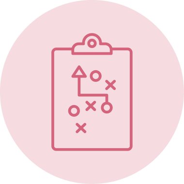 Basit illüstrasyon web simgesi planlama 