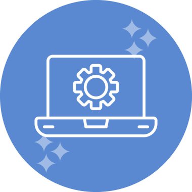 Yazılım web simgesi vektör illüstrasyonu