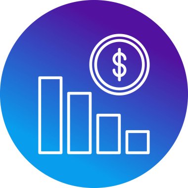 Yatırım simgesi vektör illüstrasyon tasarımı 