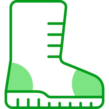 Ayakkabı simgesinin vektör illüstrasyonu