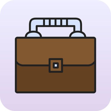 Evrak Çantası'nı web simge vektör çizim