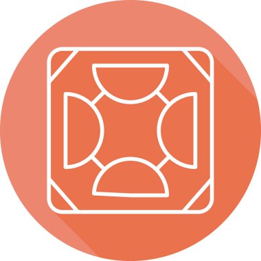 Döşeme. Web simgesi basit illüstrasyon