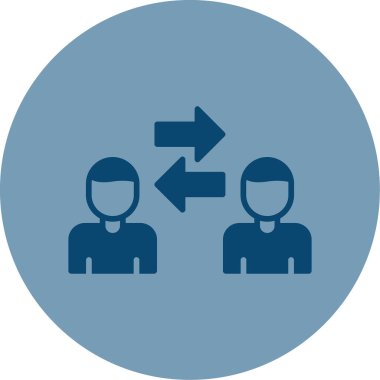 Kişilerarası iş adamlarının vektör çizimi